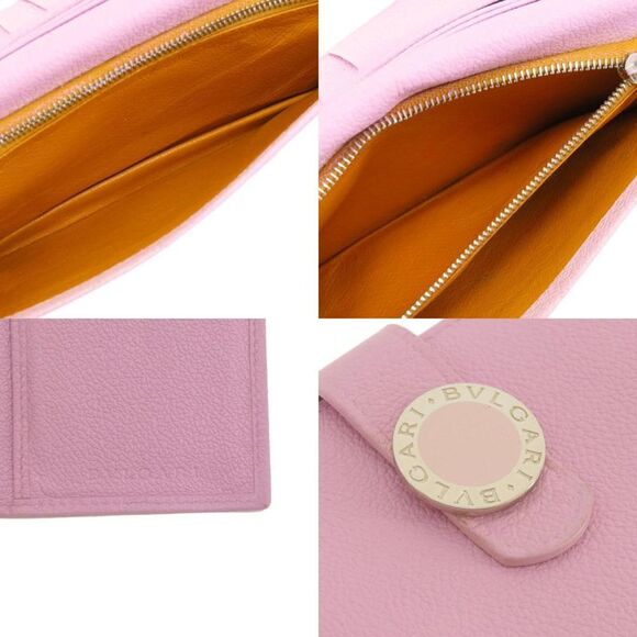 Bulgari Pink Leather Wallet (Pre-Owned) - Picture 5 of 11